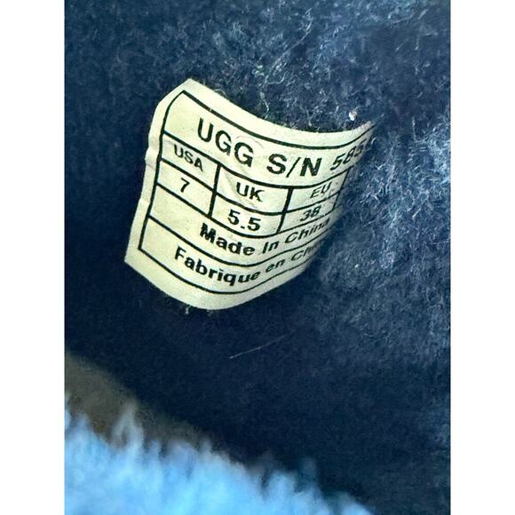 UGG Womens Classic Mini Boots Navy Size7 - Picture 5 of 8